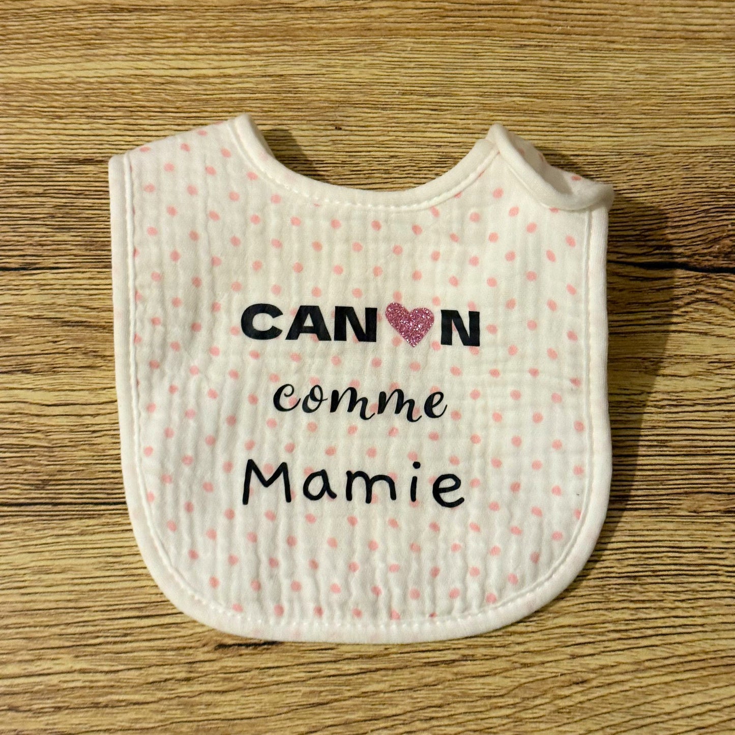 Bavoir « Canon comme mamie »