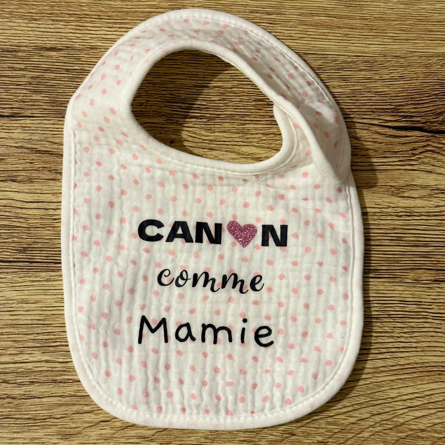 Bavoir « Canon comme mamie »