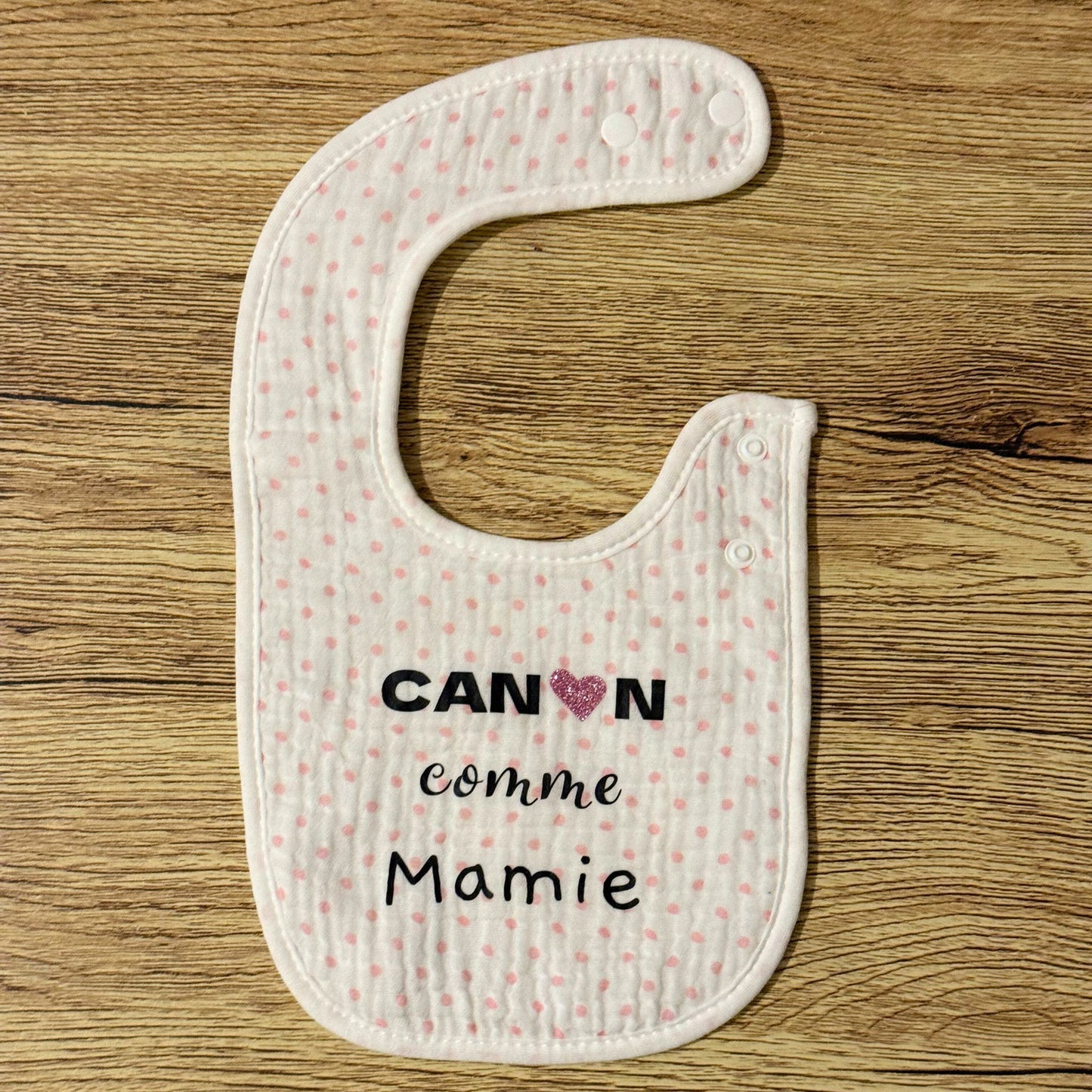 Bavoir « Canon comme mamie »