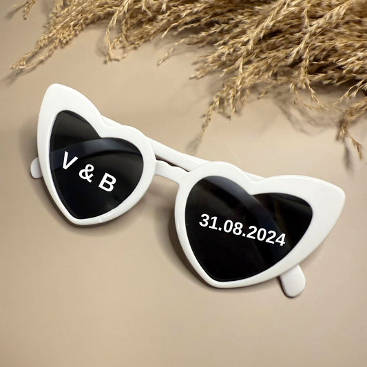 Lunettes cœur personnalisées