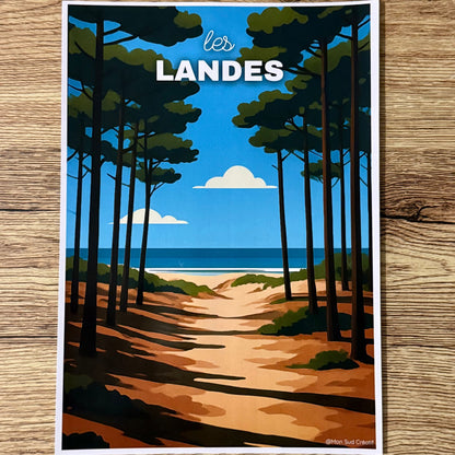Affiche Landes A4