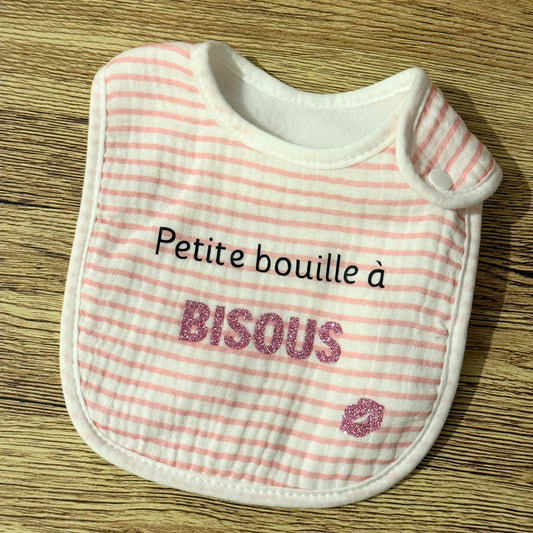 Bavoir « Petite Bouille à Bisous »