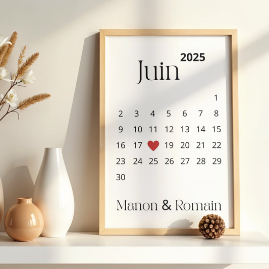 Affiche Couple personnalisé