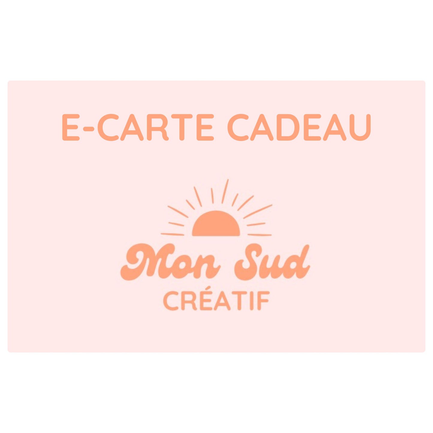 E-carte cadeau
