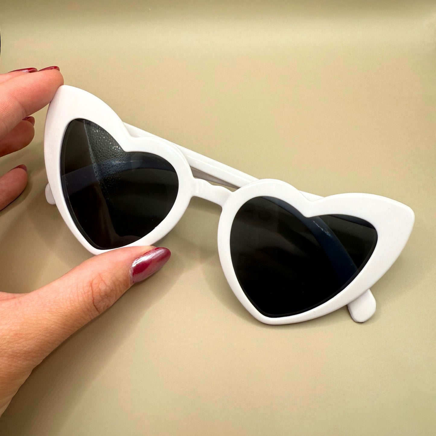 Lunettes cœur personnalisées